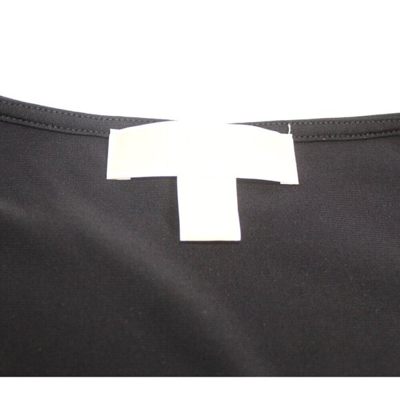 Michael Kors Sequined Tank Top Womens M Black Layered Summer Wedding Relaxed Fit - Picture 6 of 10